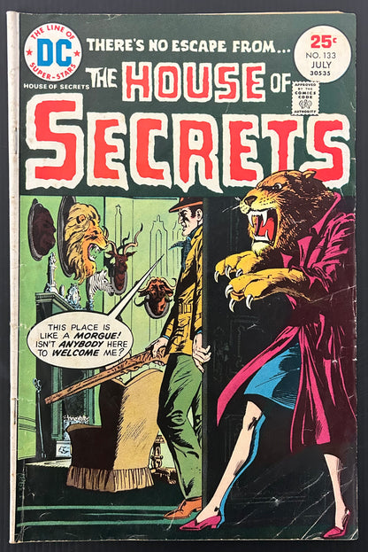 HOUSE OF SECRETS #133 [DC] COMIC 1975 VG-
