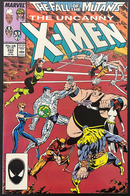 UNCANNY X-MEN #225 [MARVEL COMICS] DIRECT 1988 FN/VF