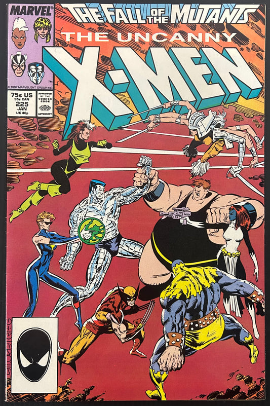 UNCANNY X-MEN #225 [MARVEL COMICS] DIRECT 1988 FN/VF