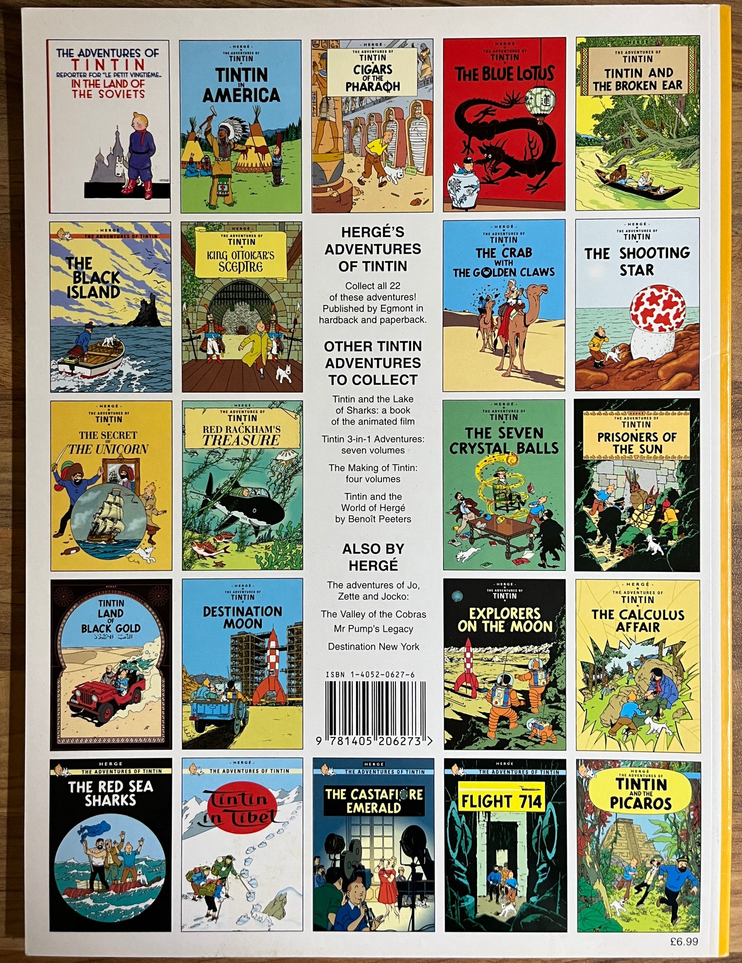 ADVENTURES OF TINTIN: DESTINATION MOON- HERGE, EGMONT PUBS, 2003, 1ST PRINT