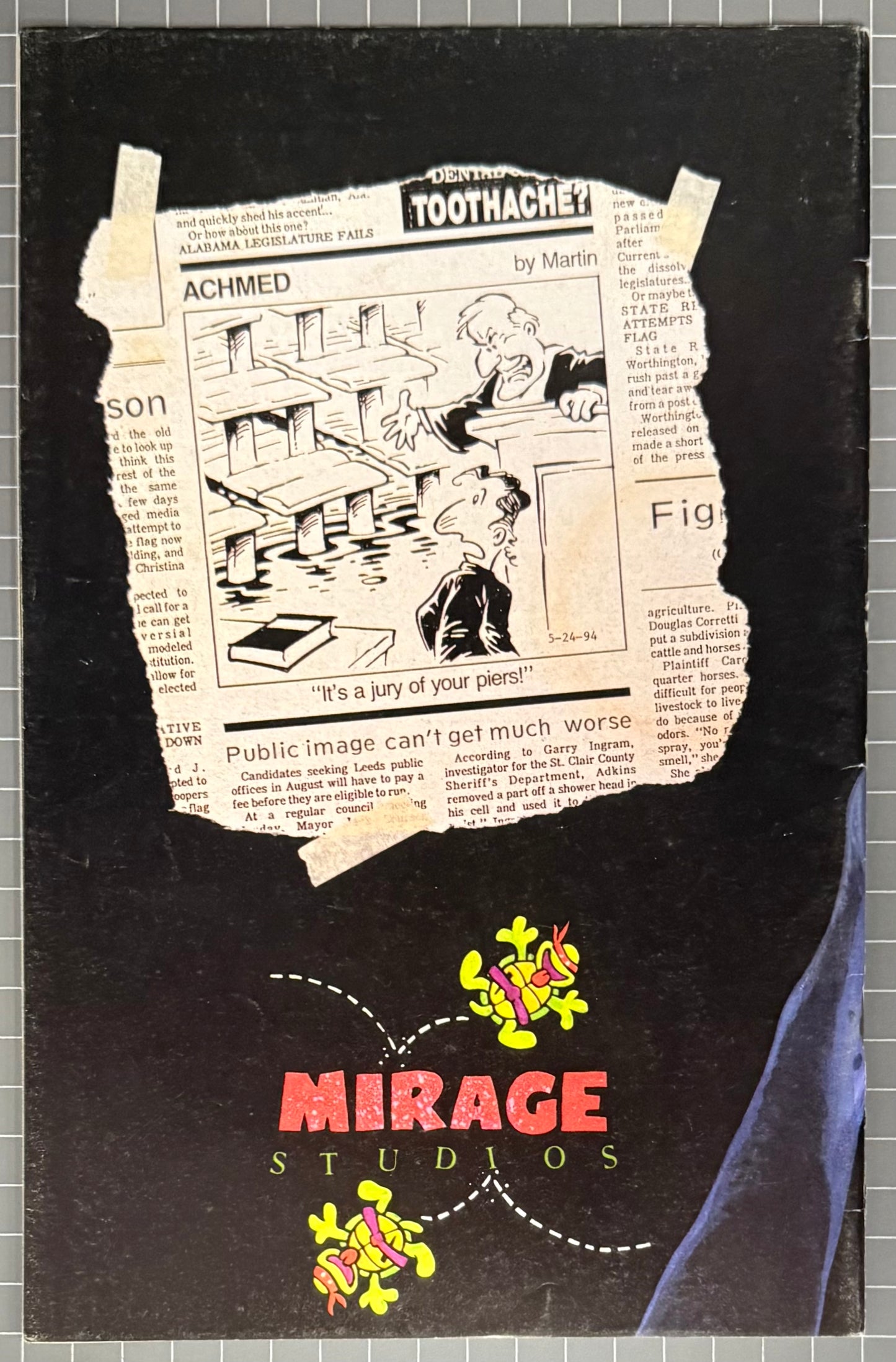 🔑 TEENAGE MUTANT NINJA TURTLES #16 (TMNT) [MIRAGE] COMIC 1988 FN