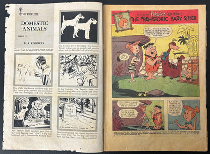 PEBBLES FLINTSTONE #1 [GOLD KEY COMICS] 1963 GD