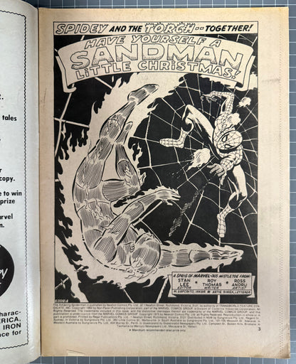🔑 THE AMAZING SPIDER-MAN #2 [NEWTON COMICS] AUSTRALIAN MARVEL 1975