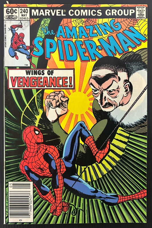 THE AMAZING SPIDER-MAN #240 [MARVEL COMICS] NEWSSTAND 1983 VG/FN
