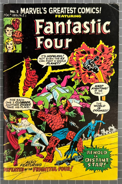 MARVEL'S GREATEST COMICS #3 [YAFFA PUBLISHING] AUSTRALIAN DIGEST COMIC 1981