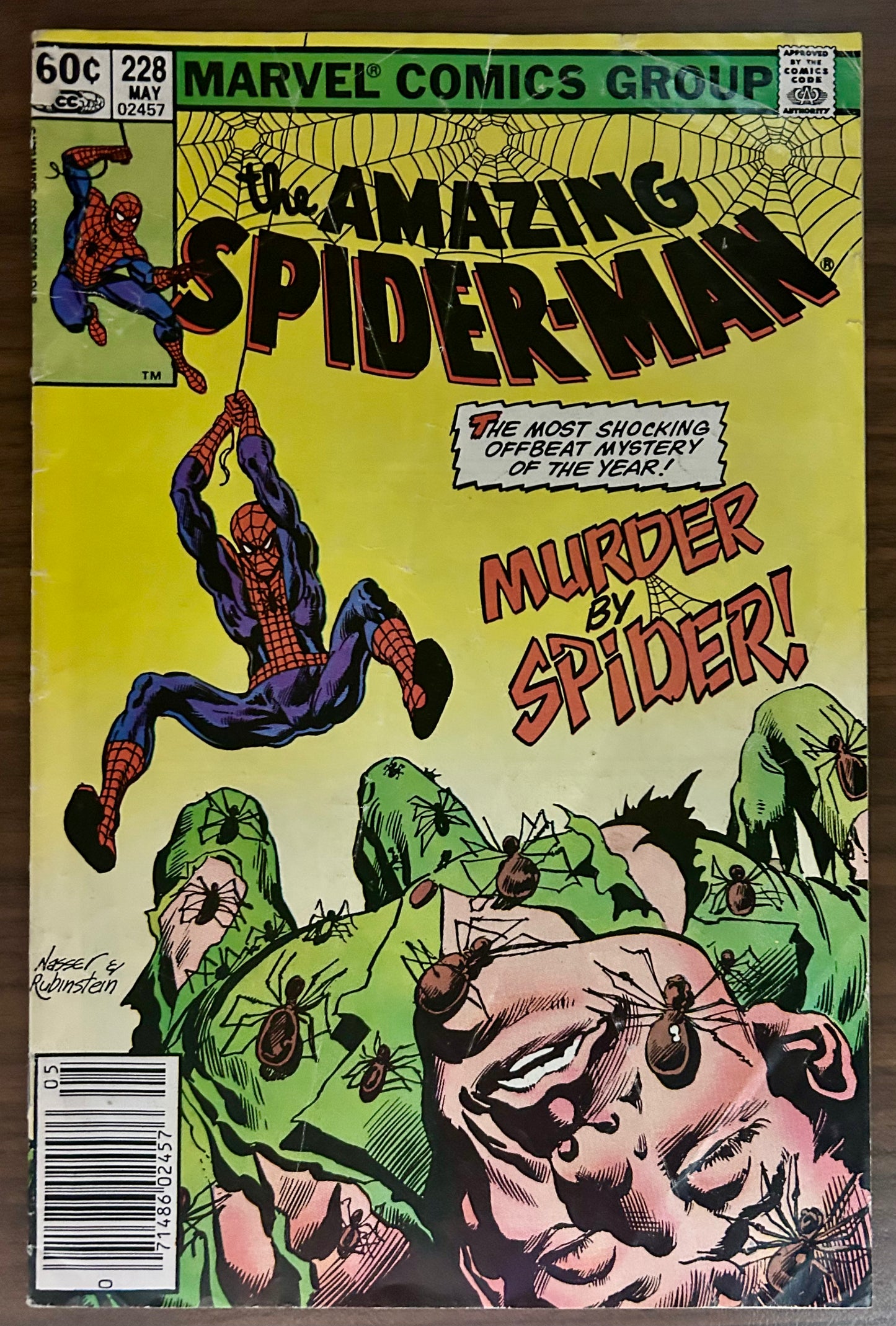 THE AMAZING SPIDER-MAN #228 [MARVEL COMICS] NEWSSTAND 1982 VG-