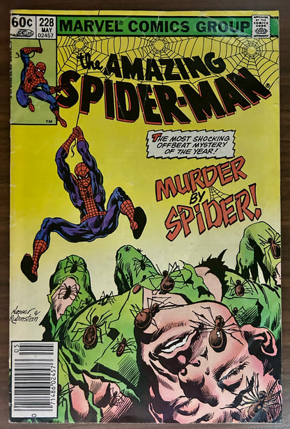 THE AMAZING SPIDER-MAN #228 [MARVEL COMICS] NEWSSTAND 1982 VG-