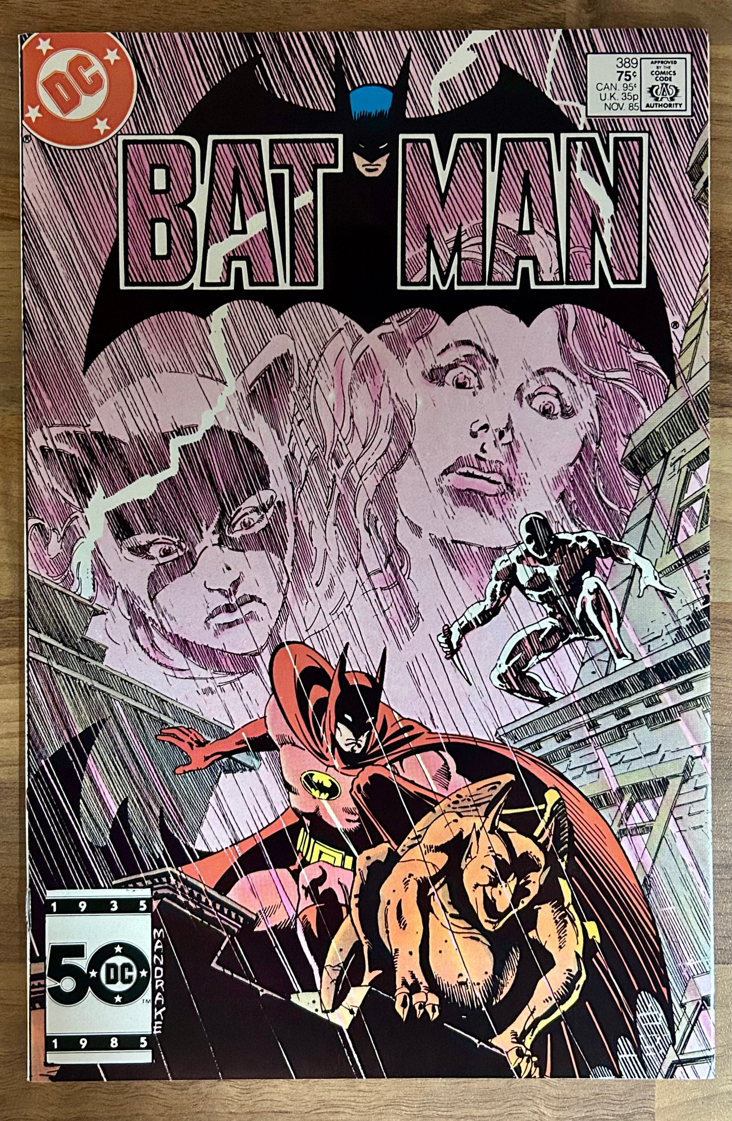 BATMAN #389 [DC COMICS] DIRECT 1985 NM