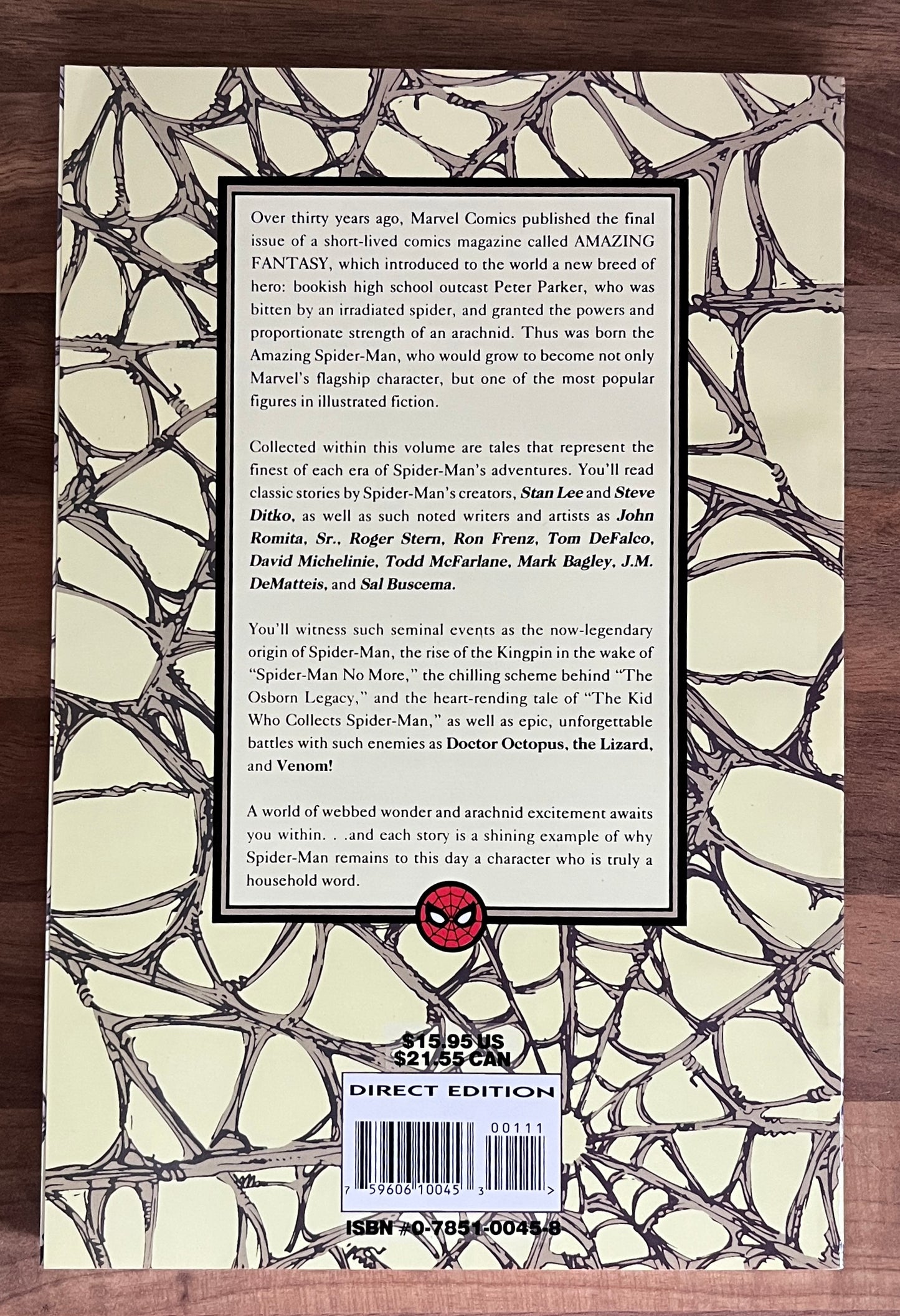 The Very Best of Spider-Man TPB 1994, Marvel 1st Edition/1st Print
