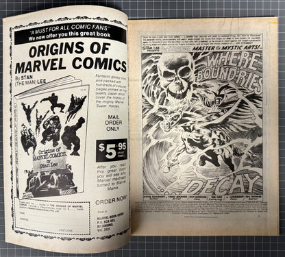 DOCTOR STRANGE #4 + POSTER [NEWTON COMICS] AUSTRALIAN 1975