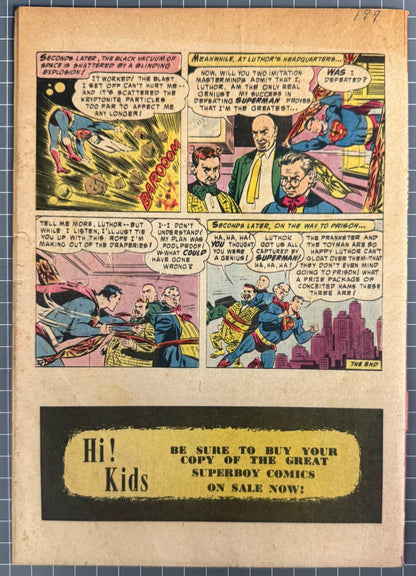 SUPERMAN #110 [COLOUR COMICS] AUSTRALIAN PRE-DECIMAL *SCARCE* 1956