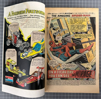 🔑 THE AMAZING SPIDER-MAN #156 [MARVEL COMICS] *1ST APP. MIRAGE* 1976 VG/FN