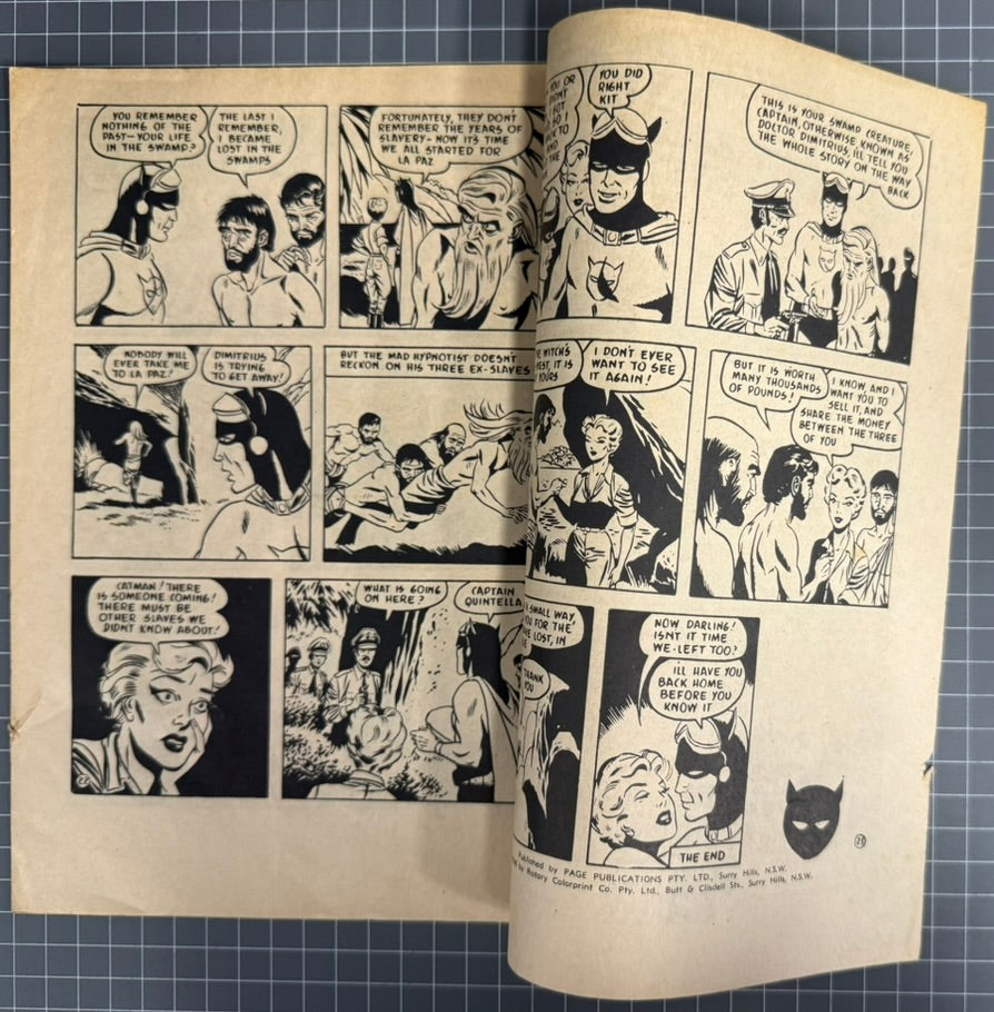 CATMAN #25 [PAGE PUBLICATIONS] AUSTRALIAN COMIC 1971