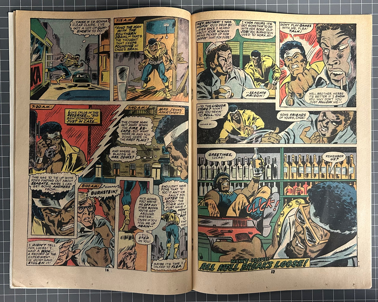 HERO FOR HIRE #15 [MARVEL COMICS] *LUKE CAGE* DIRECT 1973 VG/FN