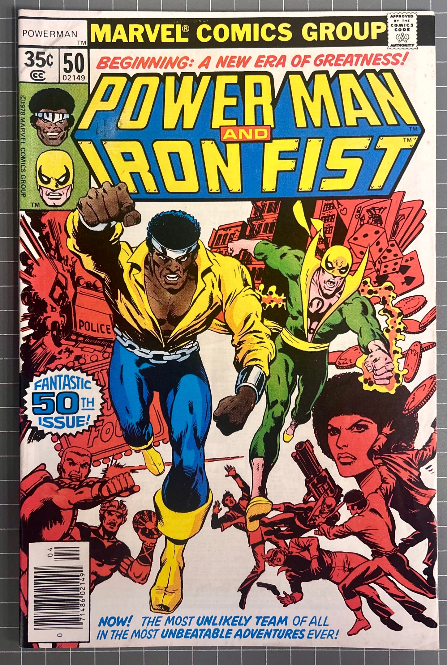 🔑 POWER MAN #50 [MARVEL COMICS] *RETITLED POWER MAN & IRON FIST* 1978