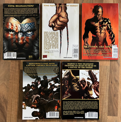 Wolverine Origins Vol. 1-5 Collected Edition Set - Daniel Way, 1st Print, Marvel