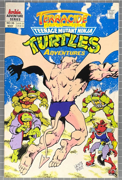 TEENAGE MUTANT NINJA TURTLES ADVENTURES #56 [ARCHIE] DIRECT COMIC 1994 VF+