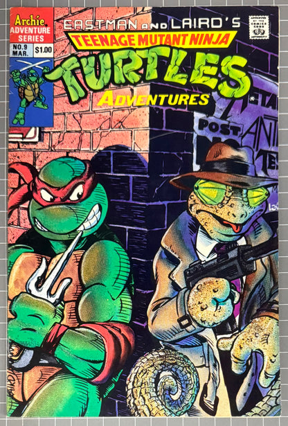 TEENAGE MUTANT NINJA TURTLES ADVENTURES #9 [ARCHIE] NEWSSTAND COMIC 1990 VF/NM