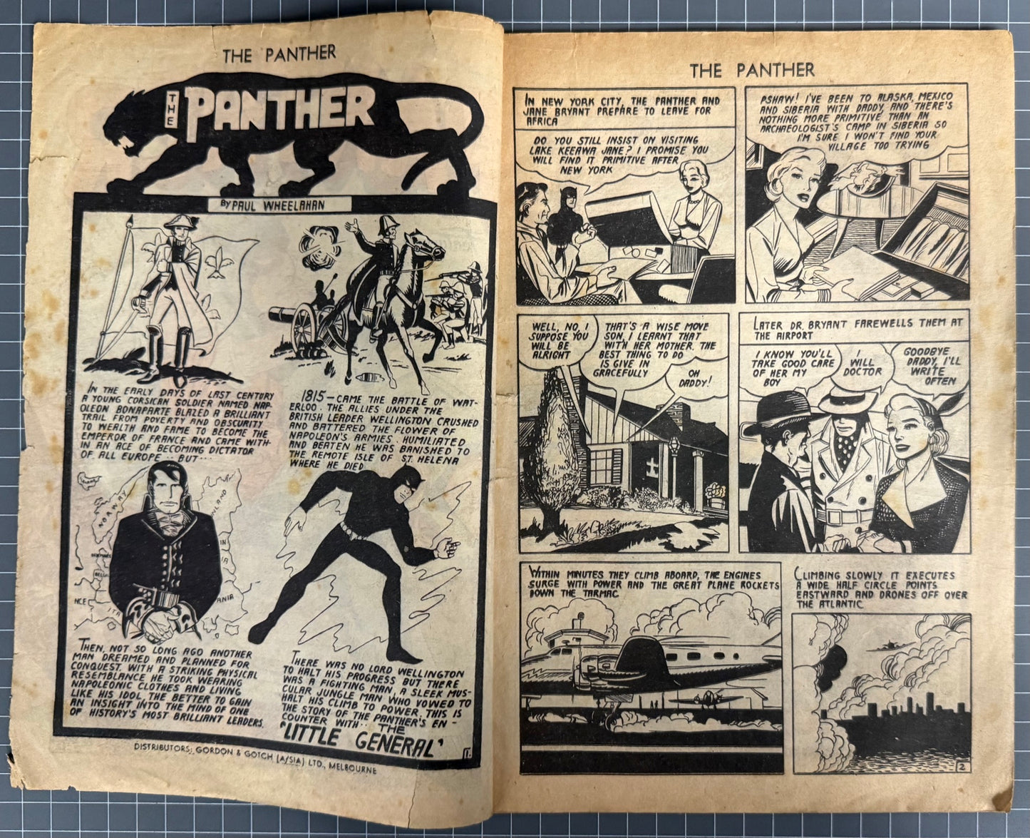 THE PANTHER #8 [YOUNG'S MERCHANDISING] AUSTRALIAN PRE-DECIMAL COMIC 1957