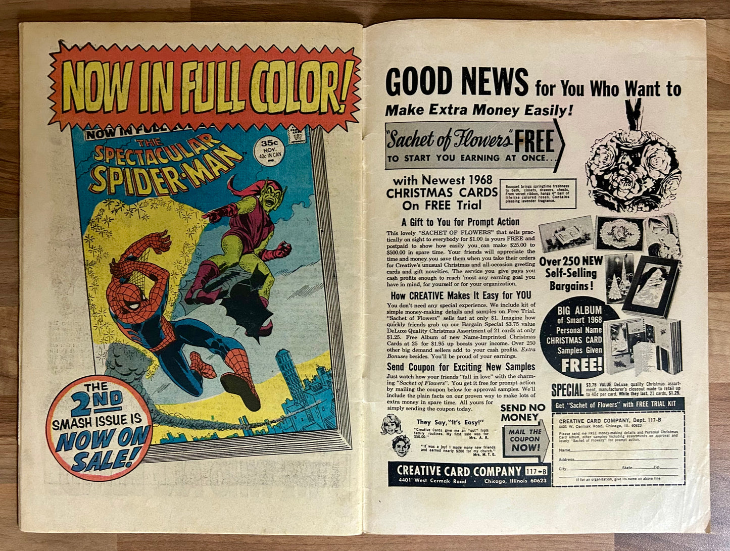 DAREDEVIL #46 [MARVEL COMICS] DIRECT 1968 VG+