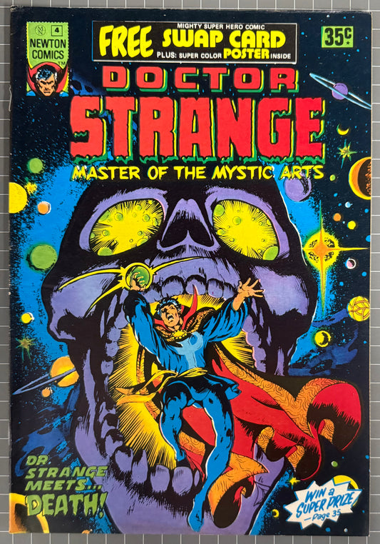DOCTOR STRANGE #4 + POSTER [NEWTON COMICS] AUSTRALIAN 1975