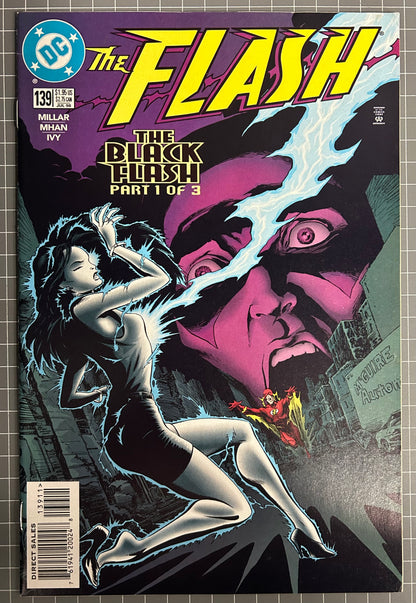 🔑 THE FLASH #139 [DC COMICS] *2ND CAMEO APPR OF BLACK FLASH* 1998 VF+