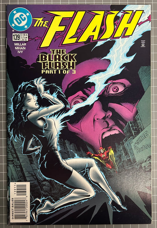 🔑 THE FLASH #139 [DC COMICS] *2ND CAMEO APPR OF BLACK FLASH* 1998 VF+