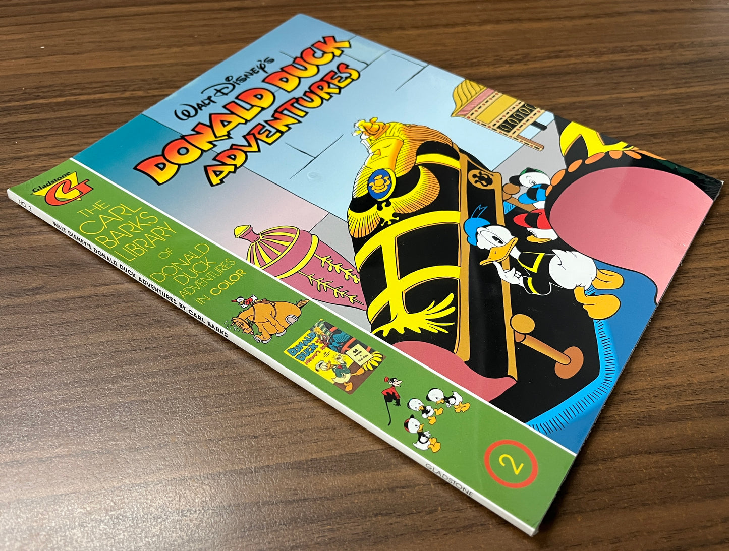 The Carl Barks Library of Donald Duck Adventures in Color No. 2  + Trading Card Brand New