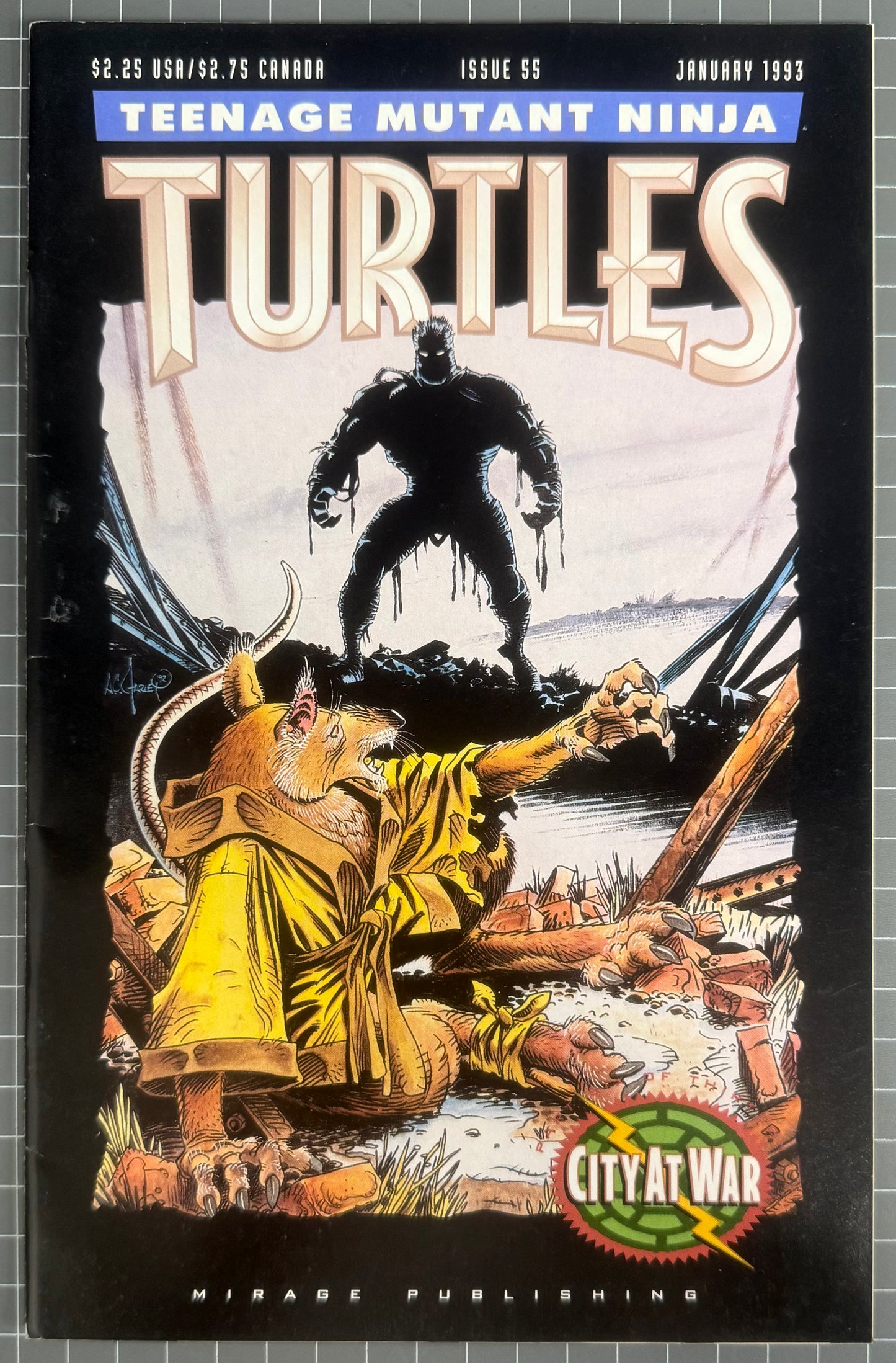 🔑 TEENAGE MUTANT NINJA TURTLES #55 (TMNT) [MIRAGE] COMIC 1993 FN/VF