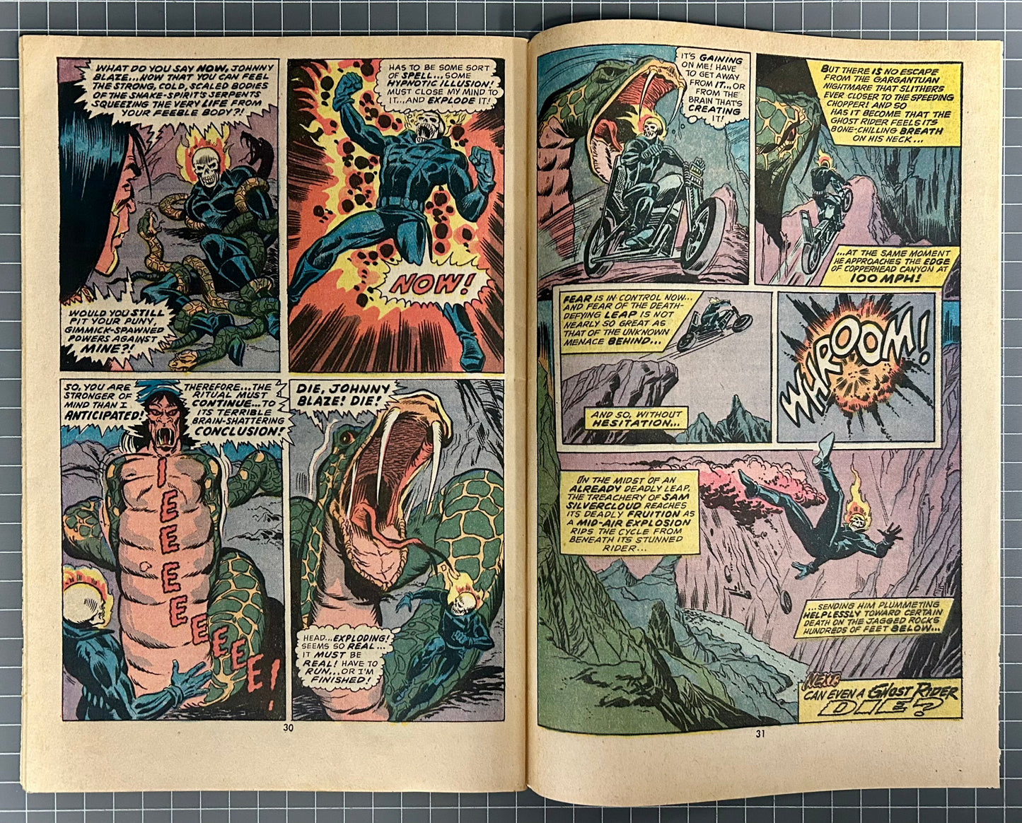 🔑 MARVEL SPOTLIGHT #8 [MARVEL COMICS] DIRECT *GHOST RIDER DEBUT* 1973 GD/VG