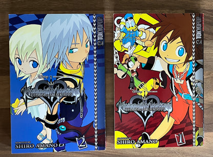 Kingdom Hearts: Chain of Memories Complete Series # 1, 2 + Slipcase Shiro Amano