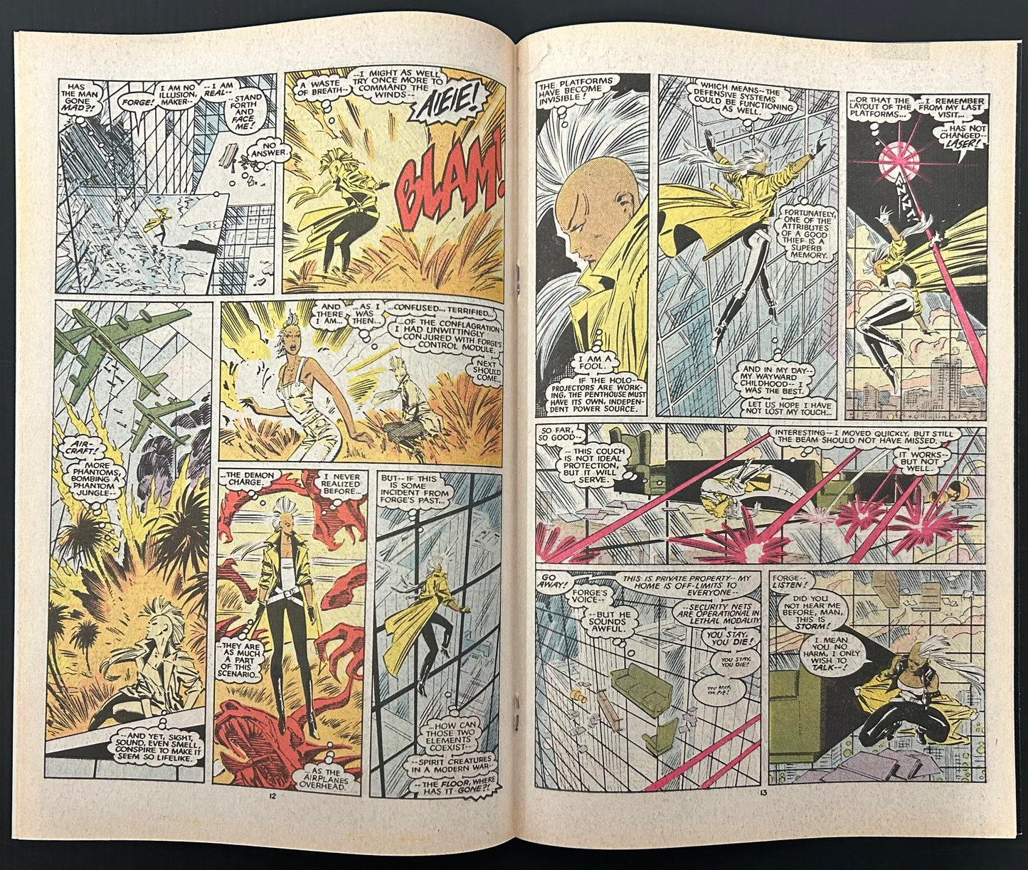 UNCANNY X-MEN #220 [MARVEL COMICS] DIRECT 1987 NM