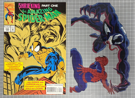 THE AMAZING SPIDER-MAN #390 [MARVEL COMICS] DIRECT *DELUXE* 1994 VF/NM