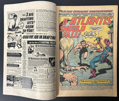 🔑 THE DEFENDERS #8 [MARVEL COMICS] DIRECT *DEFENDERS WAR PART 2* 1973 VG/FN