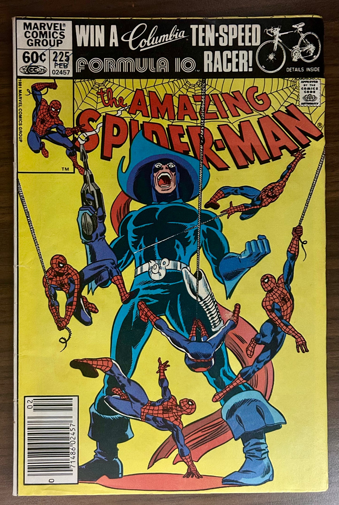 THE AMAZING SPIDER-MAN #225 [MARVEL COMICS] NEWSSTAND 1982