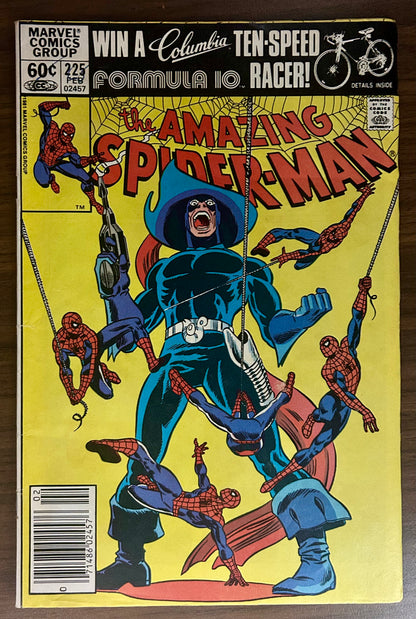 THE AMAZING SPIDER-MAN #225 [MARVEL COMICS] NEWSSTAND 1982