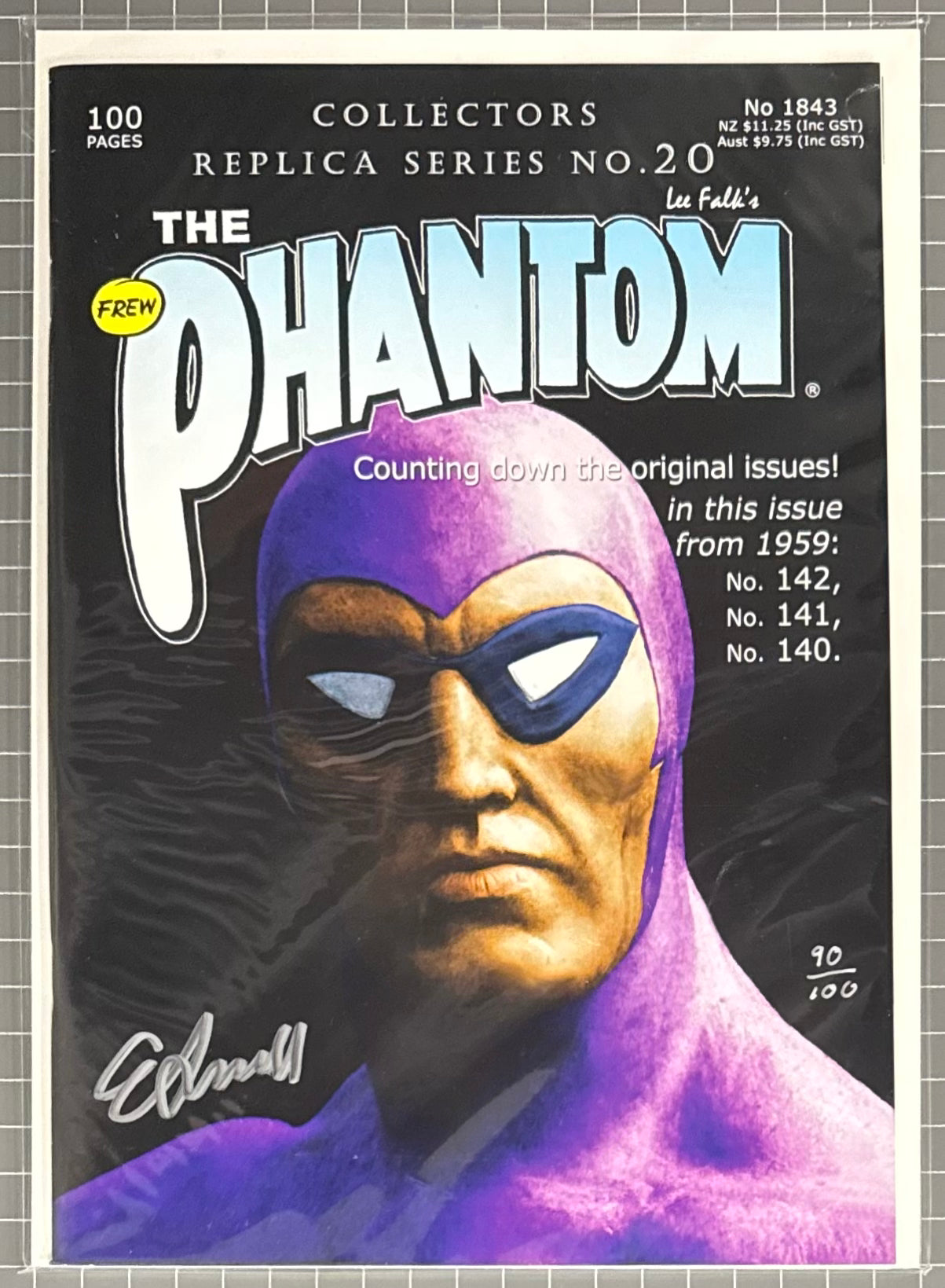 THE PHANTOM #1843 REPLICA #20 [FREW] ***SIGNED & LIMITED*** AUSTRALIAN COMIC 2019 NM