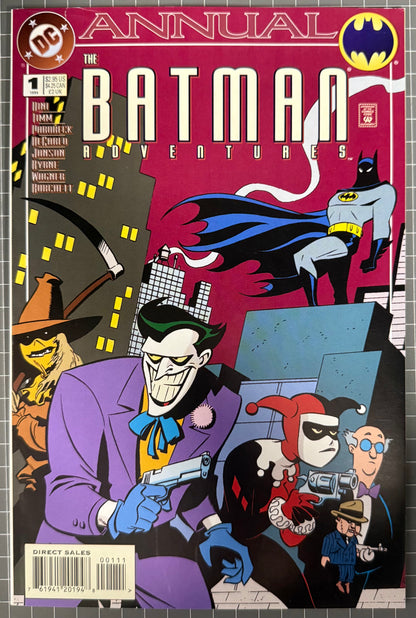 🔑 BATMAN ADVENTURES ANNUAL #1 [DC] COMIC *HARLEY QUINN & JOKER* 1994 FN/VF