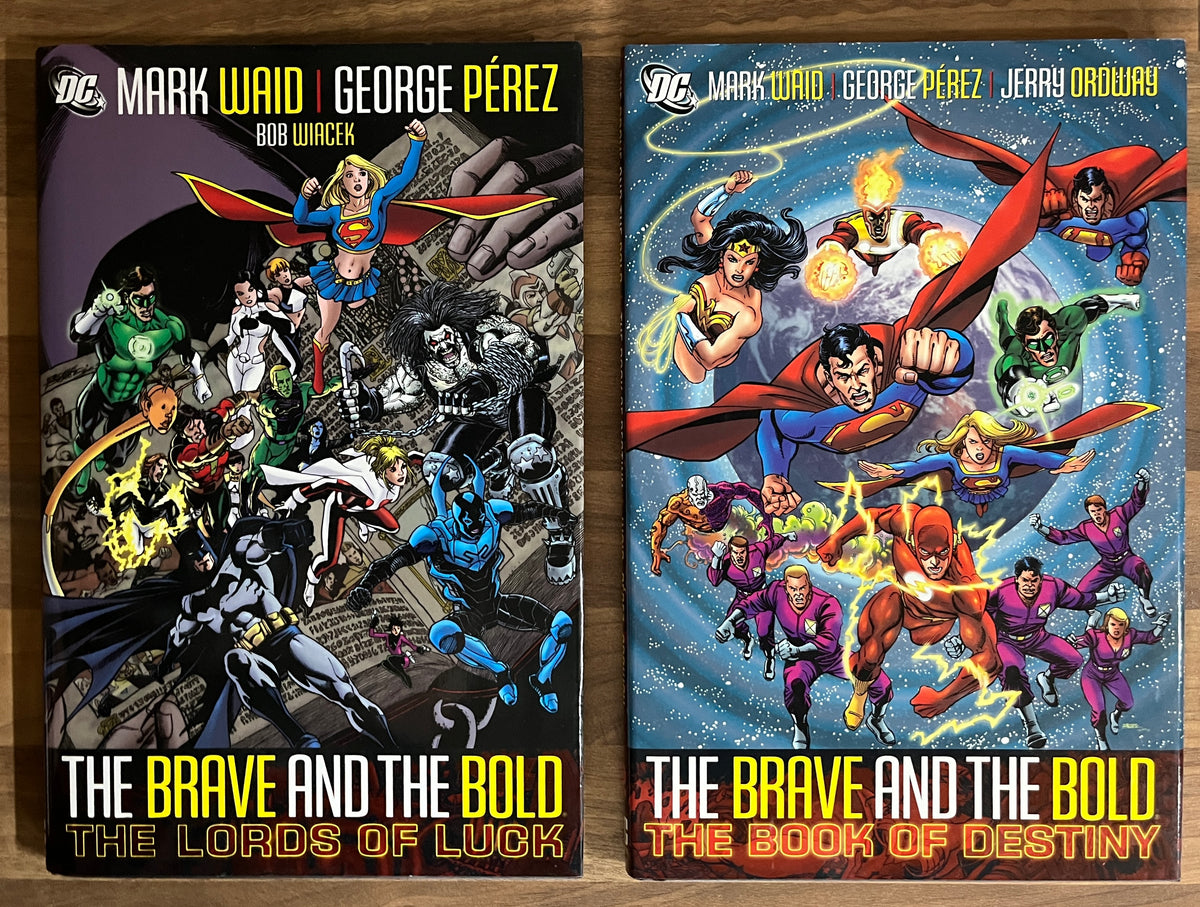 THE BRAVE AND THE BOLD #1 LORDS OF LUCK, #2 BOOK OF DESTINY [DC] HC/DJ SET
