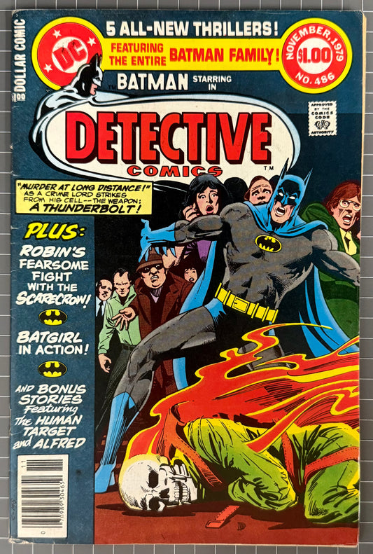 DETECTIVE COMICS #486 [DC COMICS] *DICK GIORDANO COVER* 1979 FN