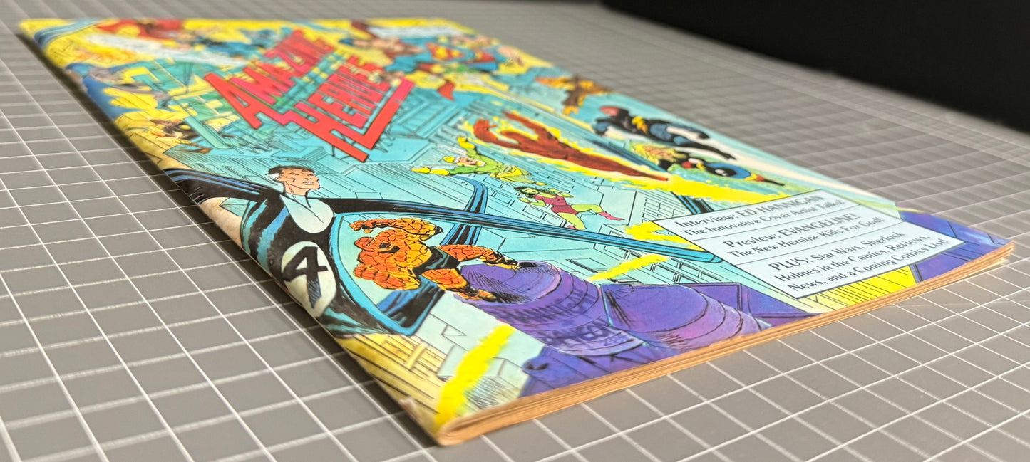 🔑 AMAZING HEROES #45 [FANTOGRAPHICS] *1ST ART TMNT* 1984 VG+