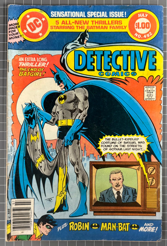 DETECTIVE COMICS #492 [DC COMICS] *JIM APARO COVER* 1980 VG/FN