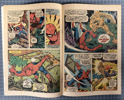 🔑 THE AMAZING SPIDER-MAN #132 [MARVEL COMICS] DIRECT 1974 GD+