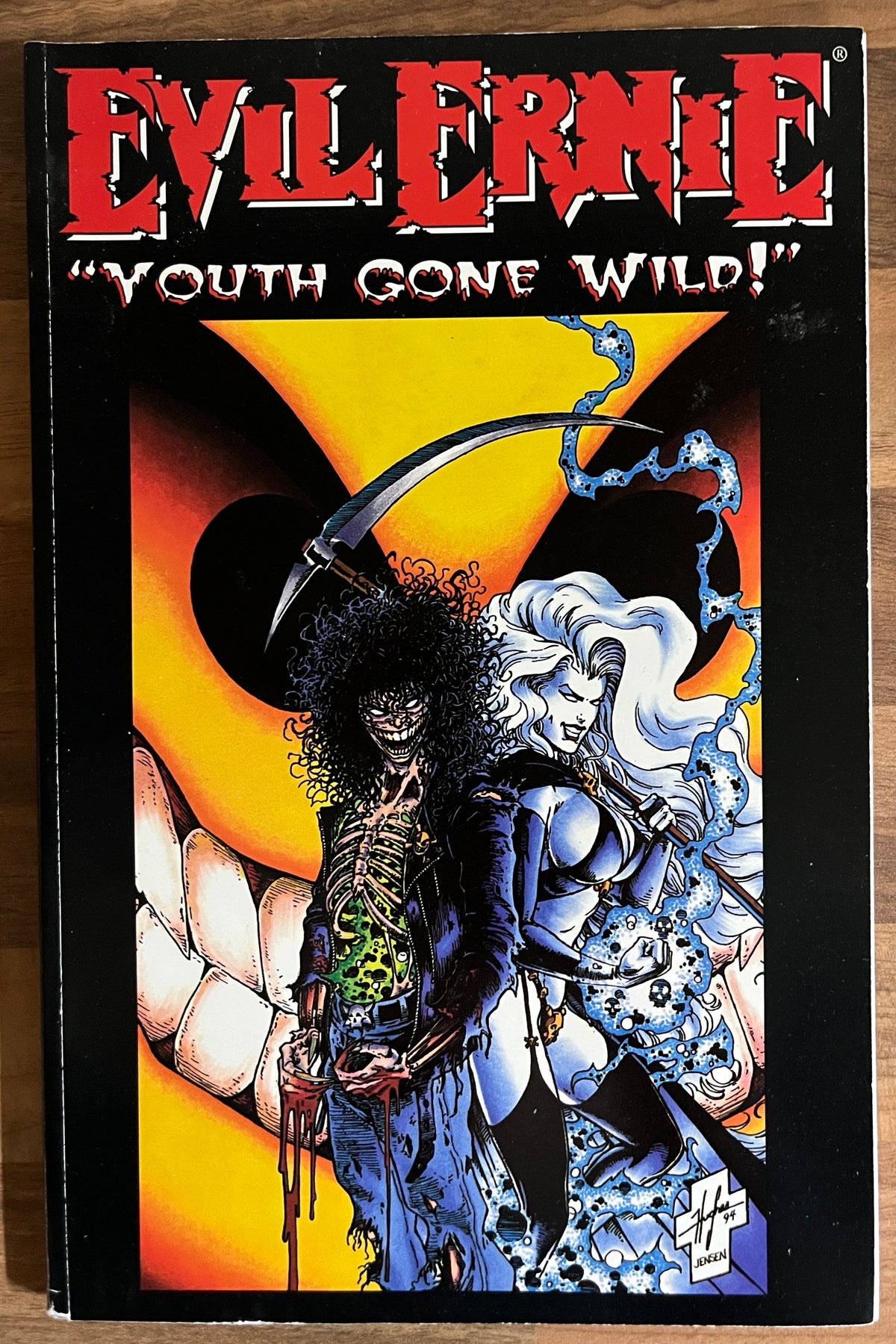 EVIL ERNIE YOUTH GONE WILD [CHAOS COMICS] TPB 1994 2ND PRINTING
