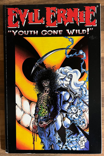 EVIL ERNIE YOUTH GONE WILD [CHAOS COMICS] TPB 1994 2ND PRINTING