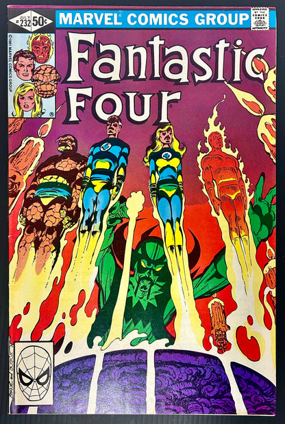 🔑 FANTASTIC FOUR #232 [MARVEL COMICS] *THE ELEMENTS OF DOOM DEBUT* 1981 VF