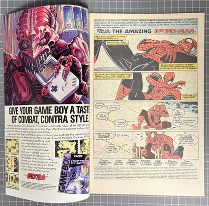 🔑 AMAZING SPIDER-MAN #347 [MARVEL COMICS] DIRECT *VENOM* 1991 VF-