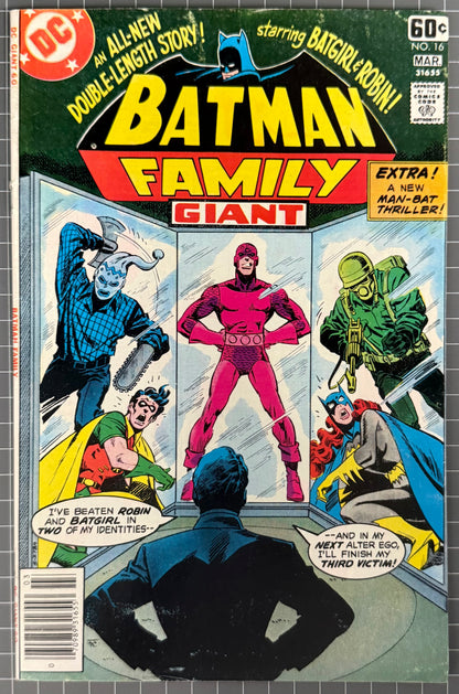 BATMAN FAMILY #16 [DC COMICS] 1978 FN/VF