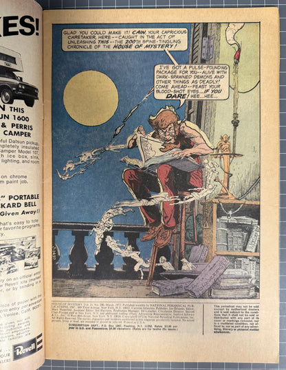 HOUSE OF MYSTERY #200 [DC COMICS] 1972 FN+