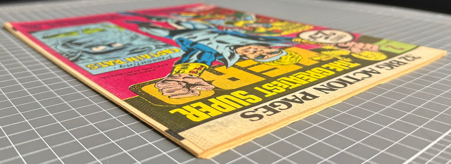 THE GREATEST SUPER HERO #2 + POSTER [LIMITLESS R RAE PRODUCTIONS] AUSTRALIAN COMIC 1982